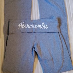 Abercrombie grey sweats pants